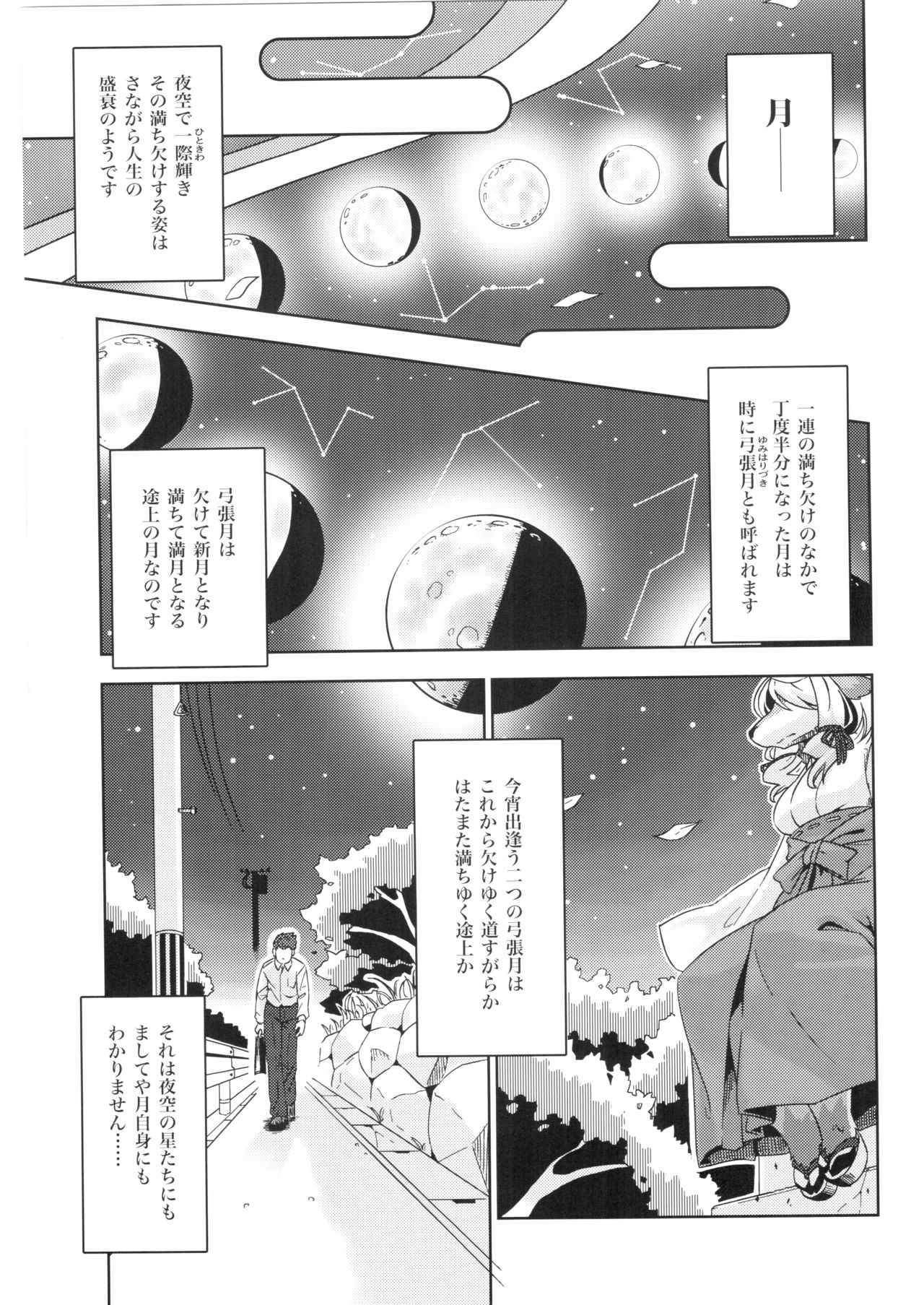 (Kansai! Kemoket 4) [Inayama Shrine (Kame)] Yumiharidzuki no Michiru Yoru (関西!けもケット4) [稲山神社 (かめ)] 弓張月の満ちる夜