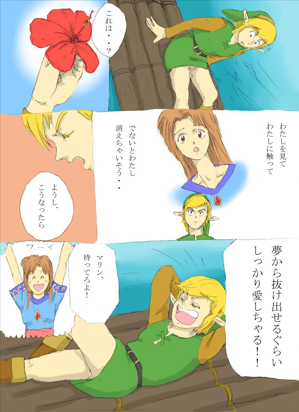 [Onokiu] Nantara on the beach! no Maki (The Legend of Zelda) [おのきう] なんたらon the beach！の巻 (ゼルダの伝説)