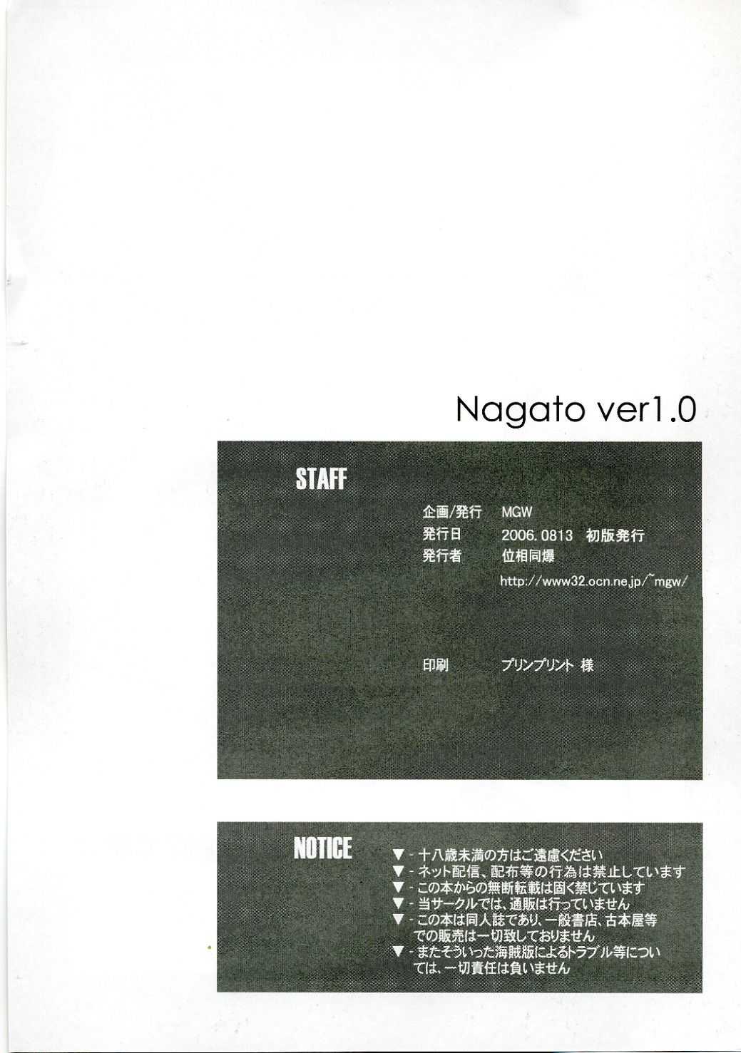 (C70) [MGW (Isou Doubaku)] Nagato (The Melancholy of Haruhi Suzumiya) (C70) [MGW (位相同爆)] 長ト (涼宮ハルヒの憂鬱)