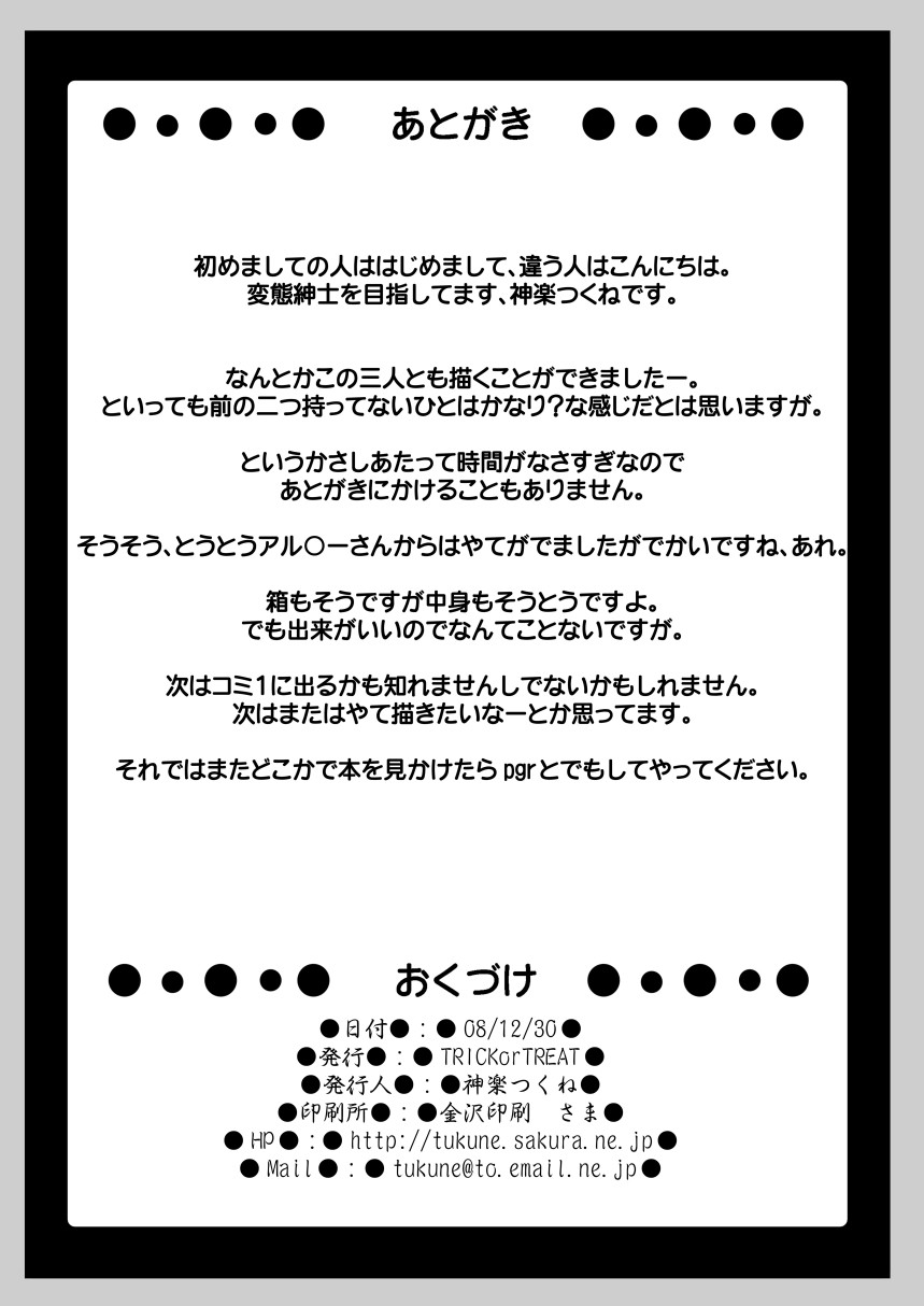 (C75) [TRICKorTREAT (Kagura Tsukune)] InSulT3 (Mahou Shoujo Lyrical Nanoha) (C75) [TRICKorTREAT (神楽つくね)] InSulT3 (魔法少女リリカルなのは)