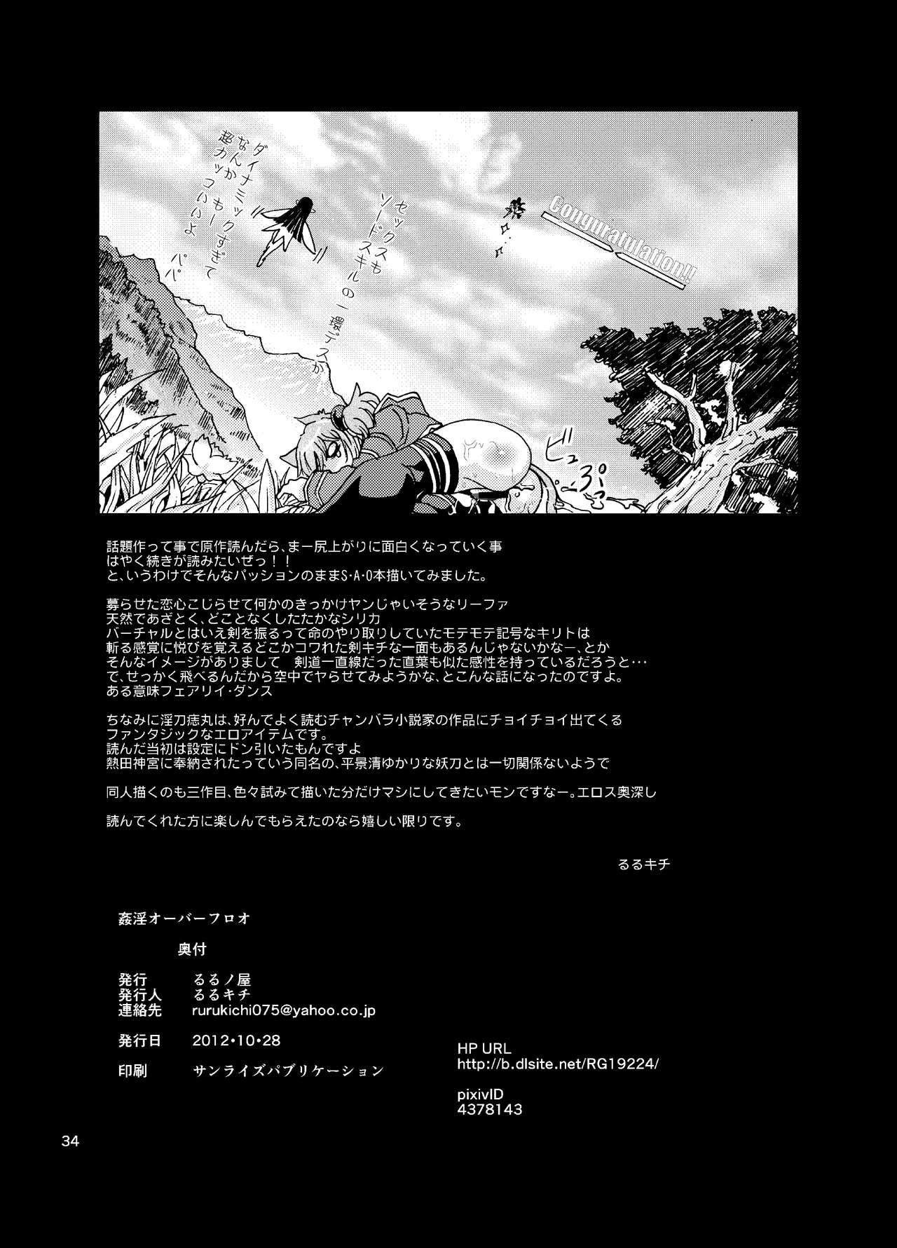 [rurunoya (Rurukichi)] Kanninn Overflow (Sword Art Online) [Digital] [るるノ屋 (るるキチ)] 姦淫オーバーフロオ (ソードアート・オンライン) [DL版]