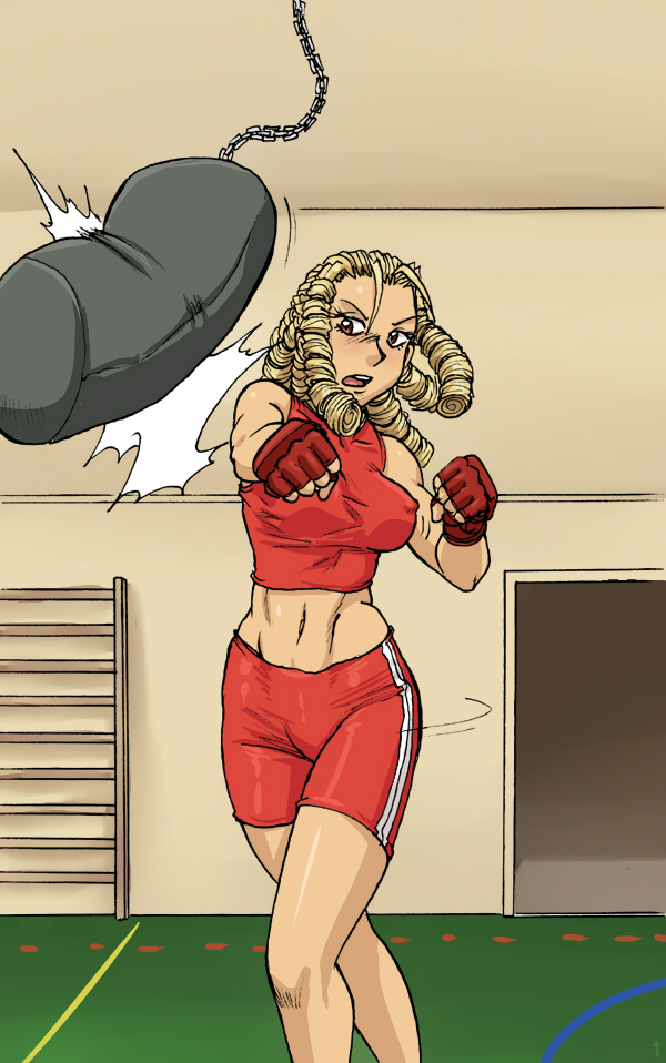 [Spidu (Ragathol)] Karin at the Gym (Street Fighter) 