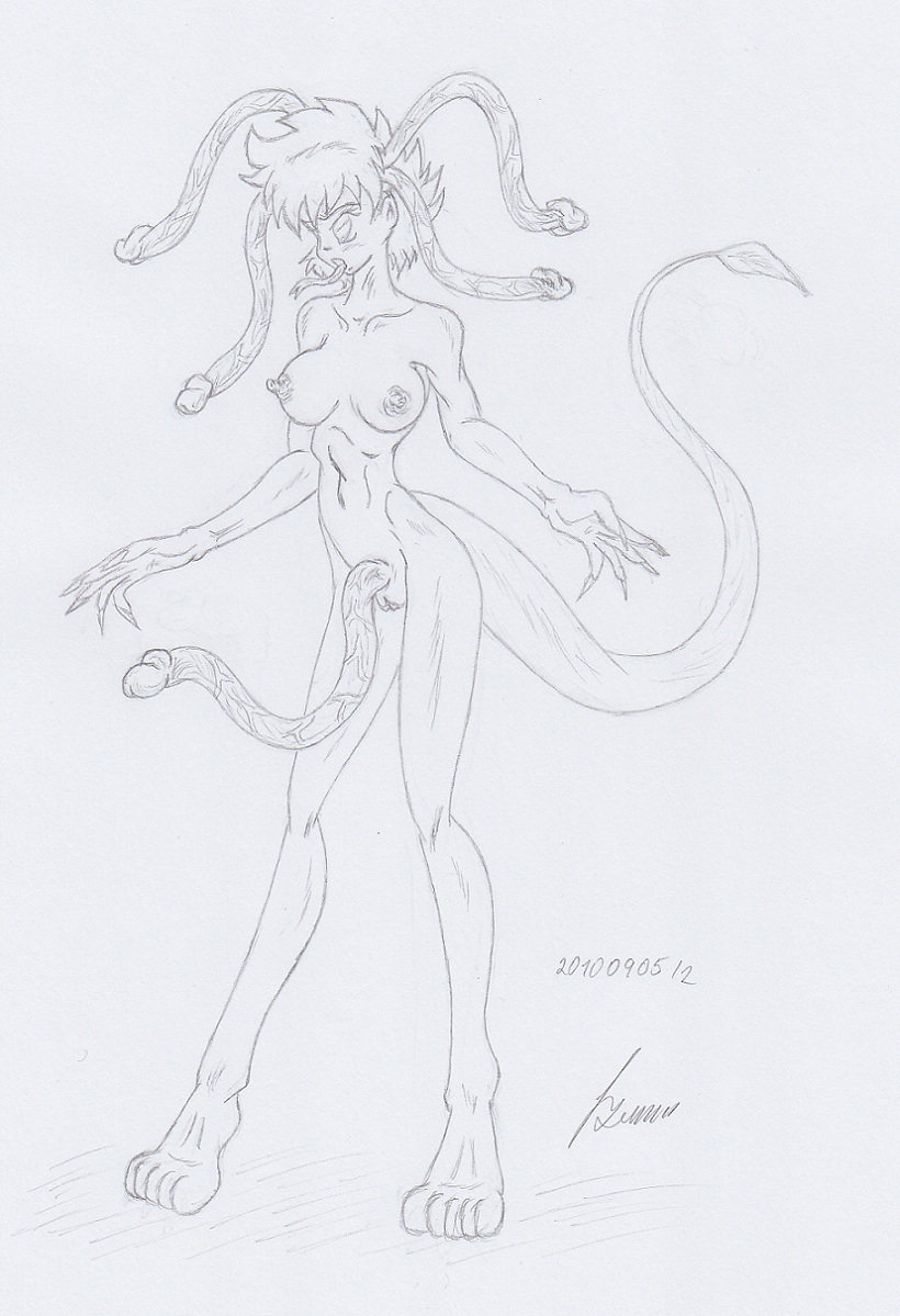 My miny Medusa Dicks_ Sketches work_1 