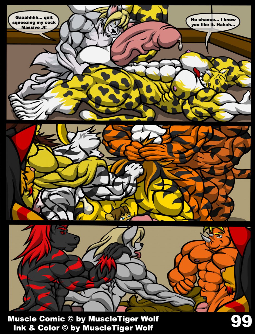 muscletigerwolf - Muscle comic [unfinished] 